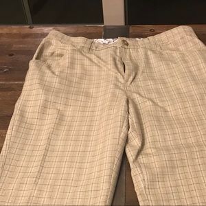 Hurley straight leg dress pant